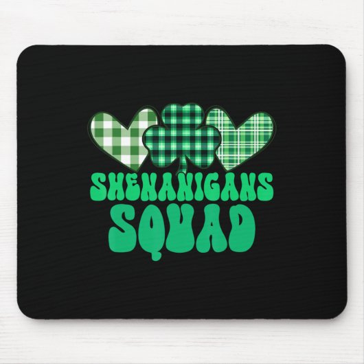 Shenanigans Squad Neigt zu Malarkey St. Patrick's  Mousepad (Vorne)