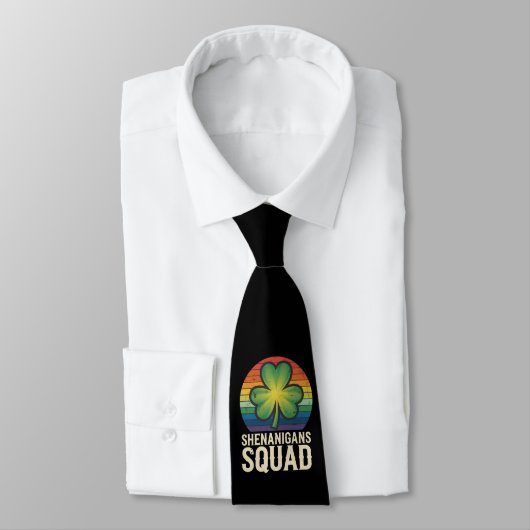 Shenanigans Squad passendes St. Patricks Day Grupp Krawatte (Gebunden)