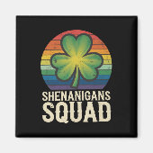 Shenanigans Squad passendes St. Patricks Day Grupp Magnet (Vorne)