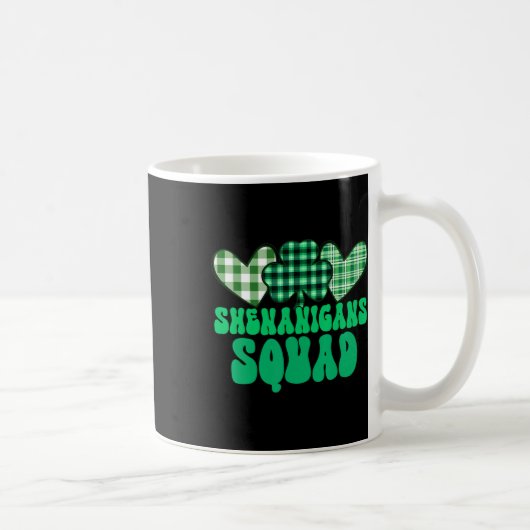 Shenanigans Squad Prone to Malarkey St. Patrick's Kaffeetasse (Rechts)