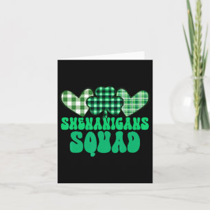 Shenanigans Squad Prone to Malarkey St. Patrick's Karte