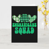 Shenanigans Squad Prone To Malarkey St. Patrick's  Karte (Gelbe Blume)