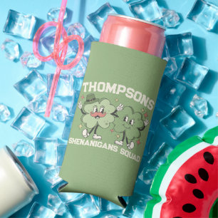 Shenanigans Squad Retro Custom St. Patrick's Day Selters Dosenkühler