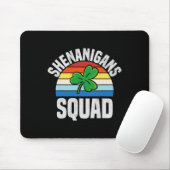 Shenanigans Squad Shamrocks Irischer Lustiger St. Mousepad (Mit Mouse)