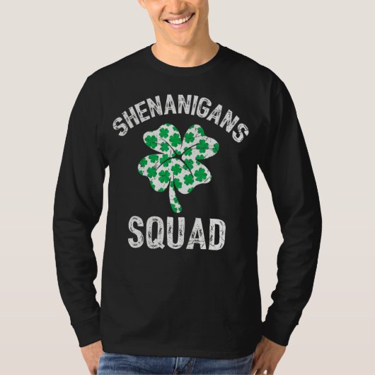 Shenanigans Squad Shirt St Patrick's Day Men Women (Vorderseite)