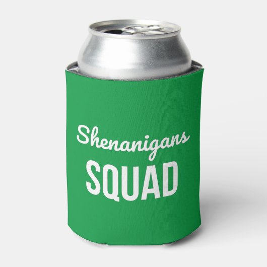Shenanigans Squad St Patrick's Day Dosenkühler (Kanne Vorderseite)