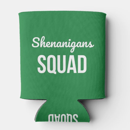 Shenanigans Squad St Patrick's Day Dosenkühler (Rückseite)