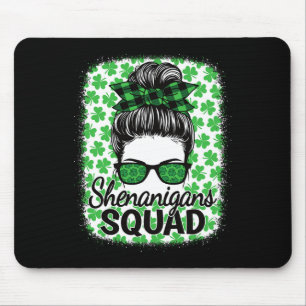 Shenanigans Squad St. Patrick's Day Frauen Mädchen Mousepad