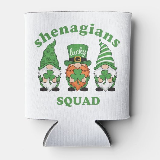 Shenanigans Squad St. Patrick's Day Gnome Dosenkühler (Vorderseite)