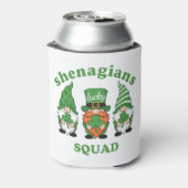 Shenanigans Squad St. Patrick's Day Gnome Dosenkühler (Kanne Rückseite)