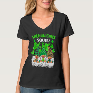 Shenanigans Squad St Patricks Day Gnome Grün Pro T-Shirt