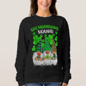 Shenanigans Squad St Patricks Day Gnomes Green Pro Sweatshirt (Vorderseite)