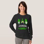Shenanigans Squad St Patricks Day Gnomes Green Pro T-Shirt (Vorne ganz)