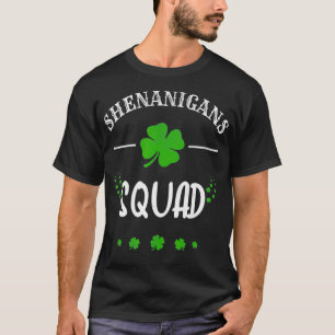 Shenanigans Squad St Patricks Day Gnomes Green Pro T-Shirt