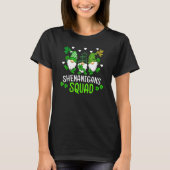 Shenanigans Squad St Patricks Day Gnomes Green Pro T-Shirt (Vorderseite)
