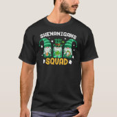 Shenanigans Squad St Patricks Day Gnomes Green Pro T-Shirt (Vorderseite)
