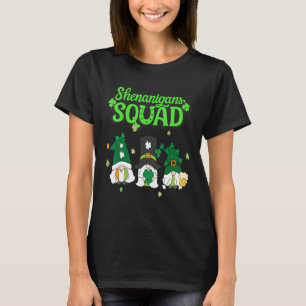 Shenanigans Squad St Patricks Day Gnomes Green Pro T-Shirt