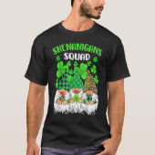 Shenanigans Squad St Patricks Day Gnomes Green Pro T-Shirt (Vorderseite)
