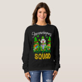 Shenanigans Squad St Patricks Day Gnomes Nurse Ste Sweatshirt (Vorne ganz)
