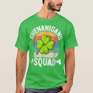Shenanigans Squad St Patrick's Day Group Kleeblatt T-Shirt