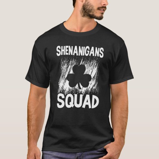 Shenanigans Squad St Patricks Day Irish erschütter T-Shirt (Vorderseite)