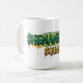 Shenanigans Squad St. Patrick's Day Kaffeetasse (Vorderseite Links)