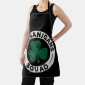 Shenanigans Squad St Patrick's Day Kleeblatt Schürze (InSitu)