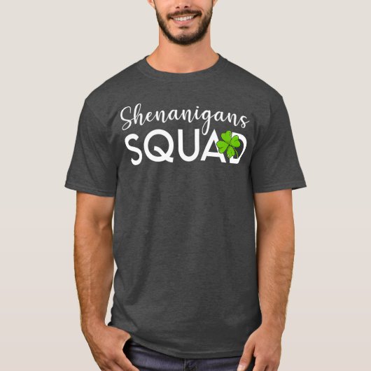 Shenanigans Squad St. Patricks Day Lucky T-Shirt (Vorderseite)