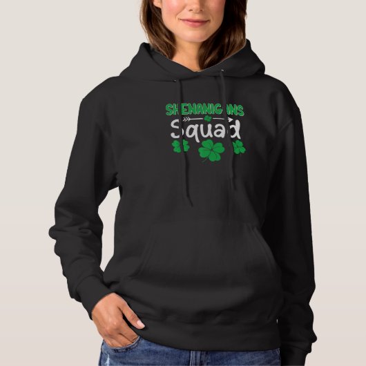 Shenanigans Squad St Patrick's Day Matching Group Hoodie (Vorderseite)