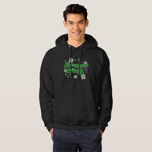 Shenanigans Squad St Patrick's Day Matching Womens Hoodie (Vorne ganz)