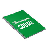 Shenanigans Squad St Patrick's Day Notizblock (Rechte Seite)