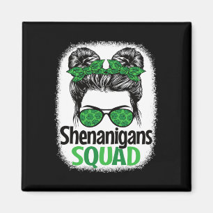 Shenanigans Squad St. Patrick's Day Outfit Frauen  Magnet