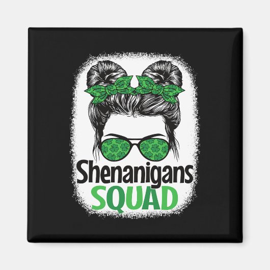 Shenanigans Squad St. Patrick's Day Outfit Frauen Magnet (Vorne)