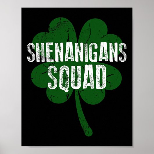Shenanigans Squad St. Patrick's Day Poster (Vorne)