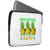 Shenanigans Squad St. Patrick's Day Süße Schildkrö Laptopschutzhülle (Vorne Rechts)