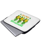 Shenanigans Squad St. Patrick's Day Süße Schildkrö Laptopschutzhülle (Vorne Knopf)