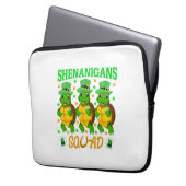 Shenanigans Squad St. Patrick's Day Süße Schildkrö Laptopschutzhülle (Vorderseite Links)