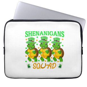 Shenanigans Squad St. Patrick's Day Süße Schildkrö Laptopschutzhülle
