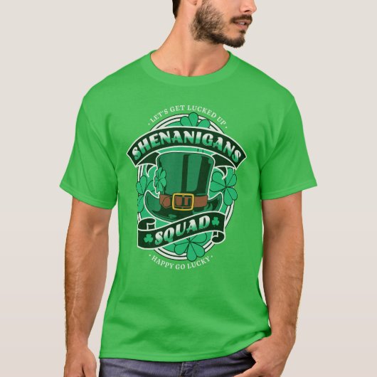 Shenanigans Squad St. Patrick's Day T-Shirt (Vorderseite)