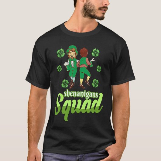 Shenanigans Squad St Patricks Day T-Shirt (Vorderseite)