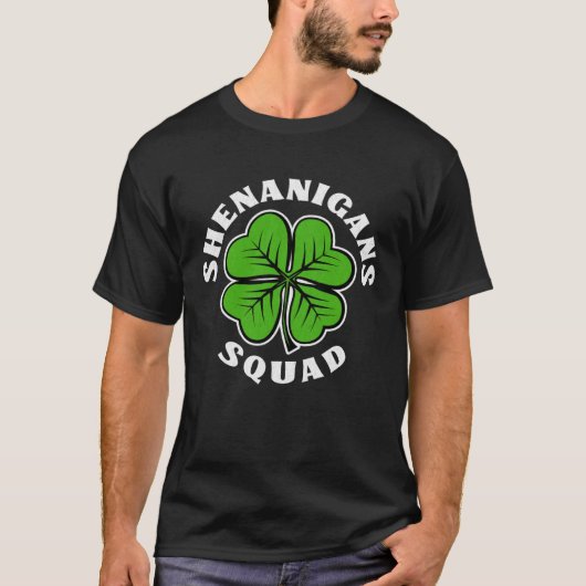 Shenanigans Squad St Patrick's Day T-Shirt (Vorderseite)