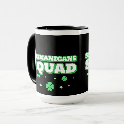 Shenanigans Squad St. Patrick's Day Tasse (Vorderseite Links)
