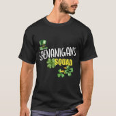 Shenanigans Squad, St. Patricks Day Team, Kleeblat T-Shirt (Vorderseite)