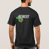 Shenanigans Squad, St. Patricks Day Team, Kleeblat T-Shirt (Rückseite)