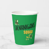 Shenanigans Squad, St. Patrick's Day Team Pappbecher (Rückseite)