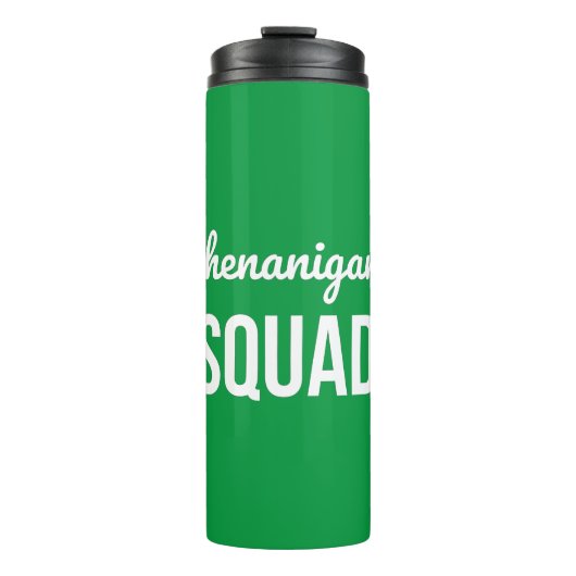 Shenanigans Squad St Patrick's Day Thermosbecher (Vorderseite)