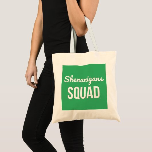 Shenanigans Squad St Patrick's Day Tragetasche (Vorderseite (Produkt))
