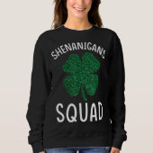 Shenanigans Squad Teacher Kleeblatt St Patrick S D Sweatshirt (Vorderseite)