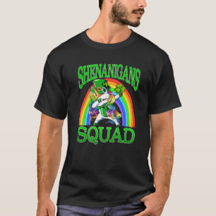 Shenanigans Squad Unicorn St Patrick's Day T-Shirt