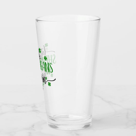 Shenanigans St Patricks Day Drinks Glas (Links)